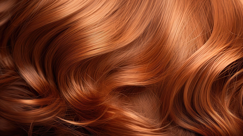 Les tons de couleur des cheveux roux